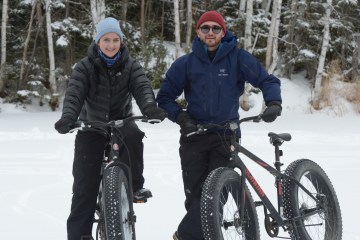 Location de Fat Bike en hiver en nature au Québec